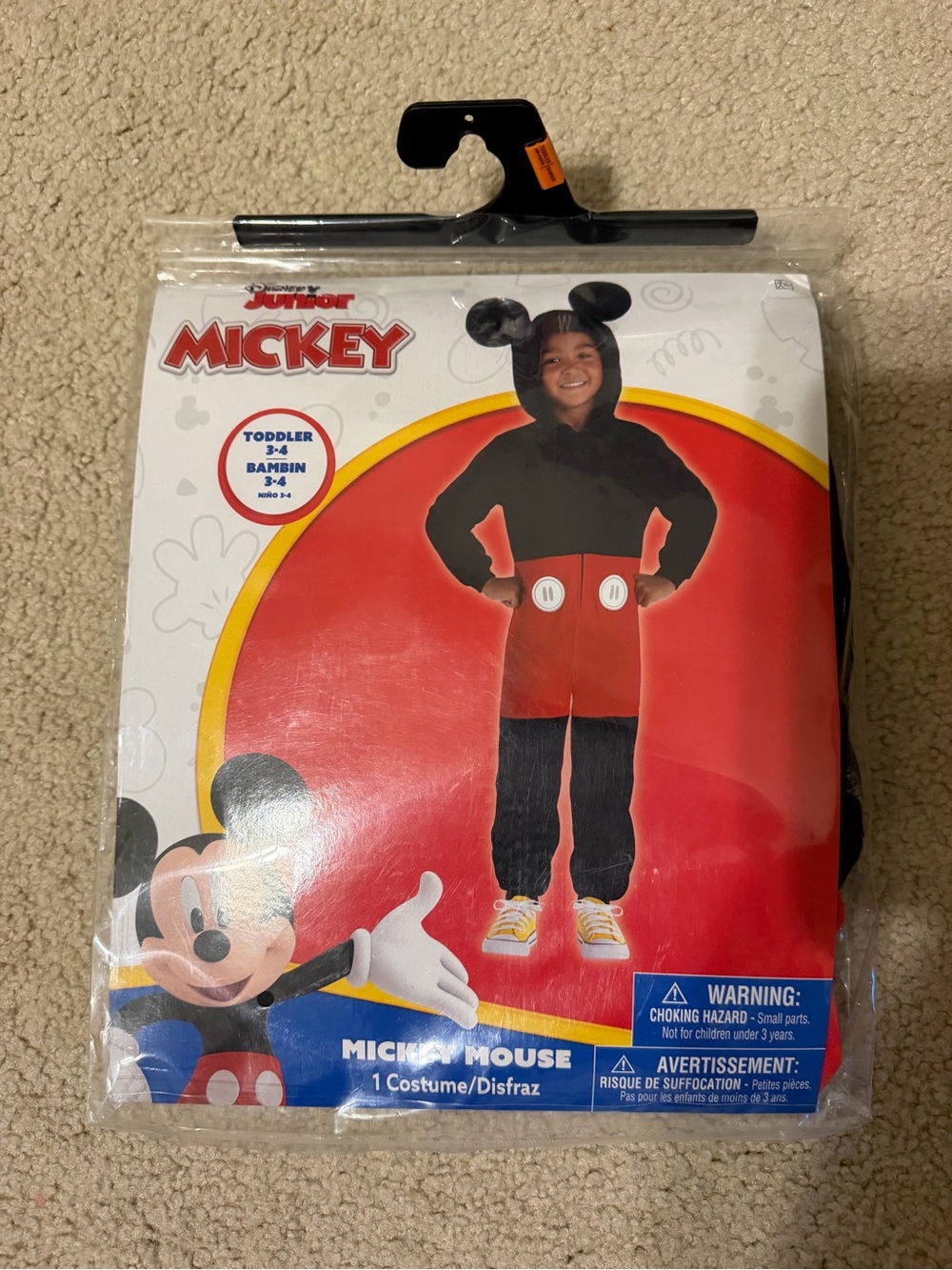 Disney Junior Toddlers Mickey Mouse Jumpsuit Outfits for Boys & Girls 3T / 4T